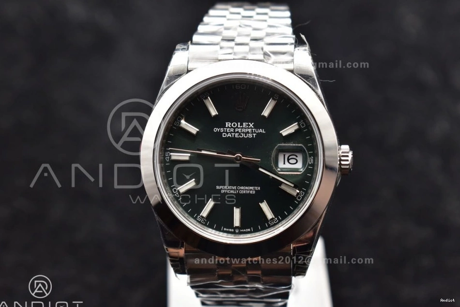 Snug Jubilee 126300 VSF VS Bracelet Dial 1:1 587 Edition SS On 904L 41 Green DateJust Best 0730